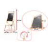 Wooden flippable educational board with a chalkboard, whiteboard, abacusand accessories