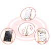Wooden flippable educational board with a chalkboard, whiteboard, abacusand accessories