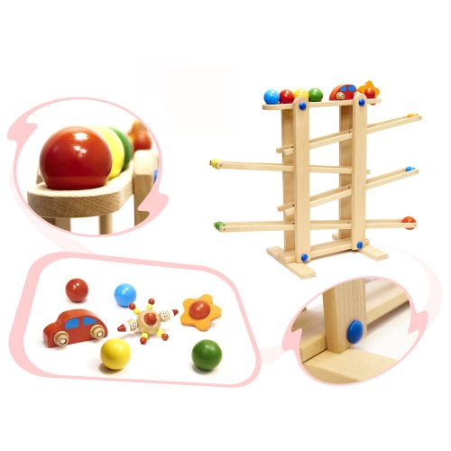 Wooden Montessori ball court XXL