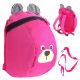 Children's kindergarten backpack teddy bear pink
