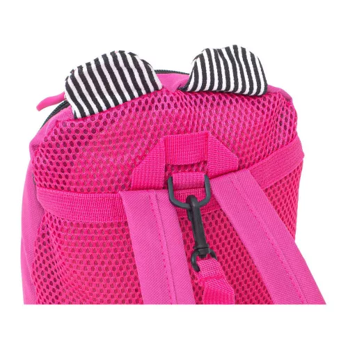 Children's kindergarten backpack teddy bear pink