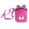 Children's kindergarten backpack teddy bear pink