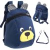 Children's kindergarten backpack teddy bear navy blue