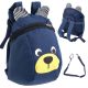 Children's kindergarten backpack teddy bear navy blue