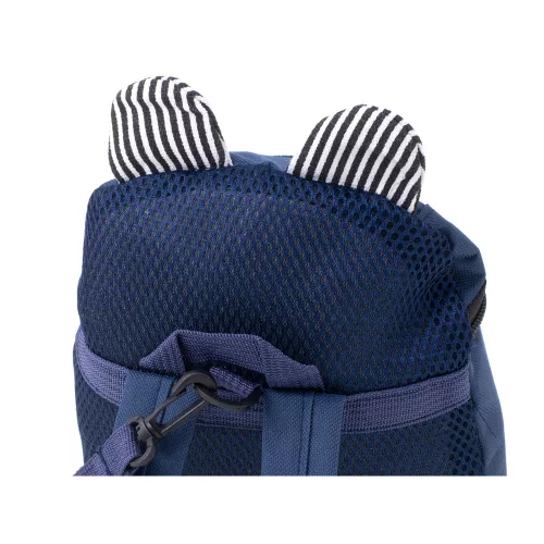 Children's kindergarten backpack teddy bear navy blue