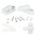 Security window lock white 2pcs