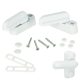 Security window lock white 2pcs