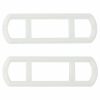 Security window lock white 2pcs