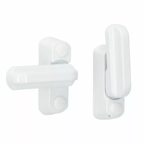 Security window lock white 2pcs