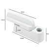 Security window lock white 2pcs