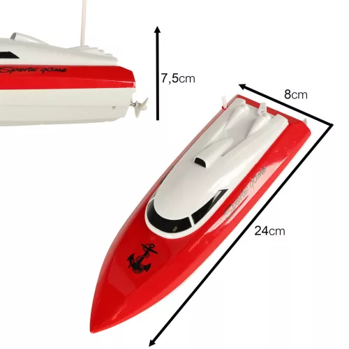 RC boat 4CH mini CP802 red