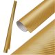 Foil roll carbon 3D gold 1.27x28m