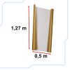 3D arany karbon fóliatekercs 1,27x28m
