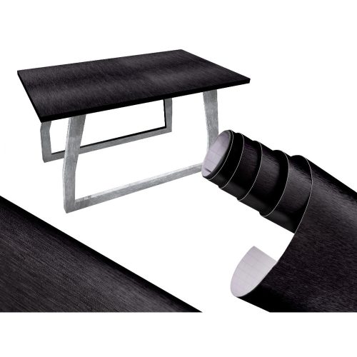 Foil roll metallic polished black 1.52x30m