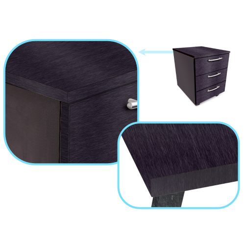 Foil roll metallic polished black 1.52x30m