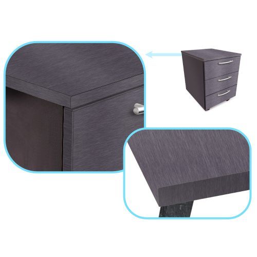 Foil roll metallic polished graphite 1.52x30m