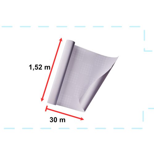 Foil roll metallic brushed silver 1.52x30m