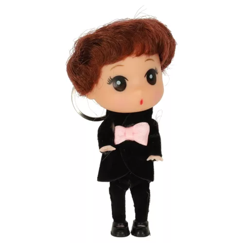 Dollhouse doll 3 girls + 1 boy 4pcs set. 12cm