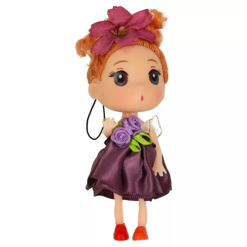 Dollhouse doll 3 girls + 1 boy 4pcs set. 12cm