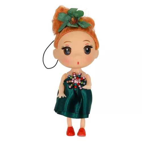Dollhouse doll 3 girls + 1 boy 4pcs set. 12cm
