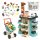 Children's store supermarket and shopping cart + accessories, mint
