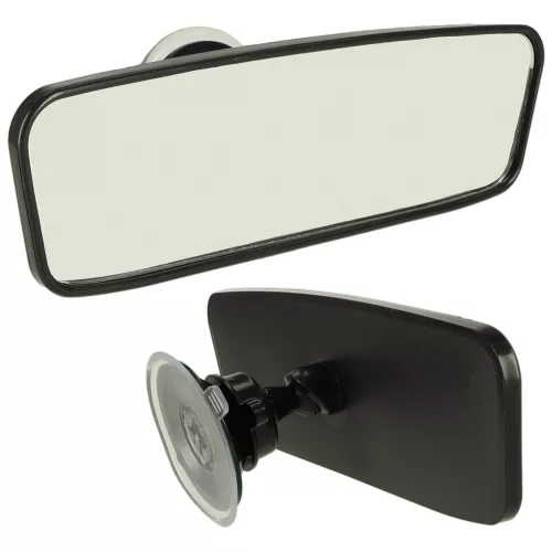 Wide-angle rearview mirror with suction cup 20cm
