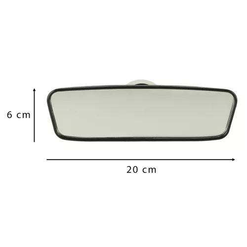 Wide-angle rearview mirror with suction cup 20cm