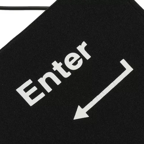 ENTER key large anti-stress USB pillow