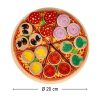 Fa pizzajáték kiegészítőkkel