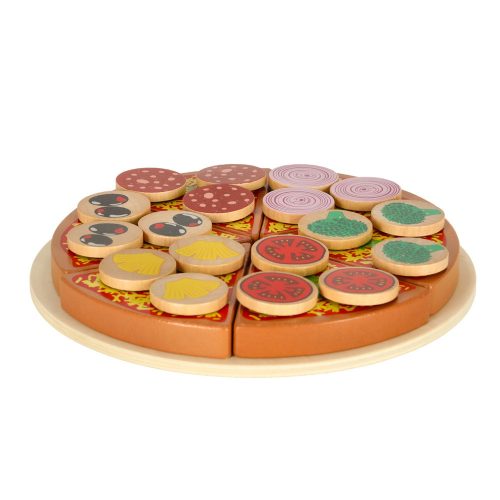Pizza wooden play set with accessories