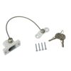 Window security tilt lock with key