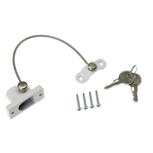 Window security tilt lock with key