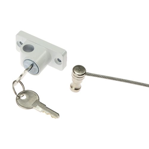 Window security tilt lock with key