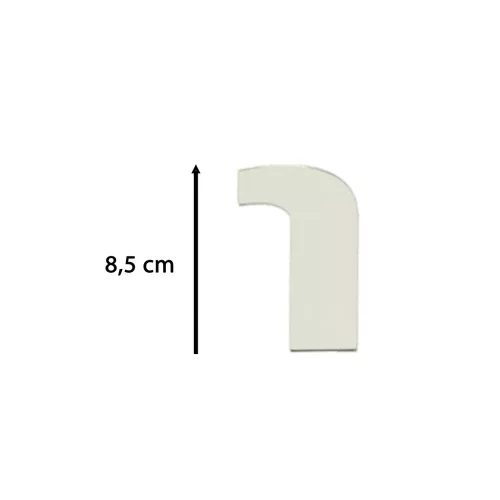 Wall clock large 80-120cm silver 12-digit wall clock