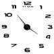 Wall clock large 80-120cm black 12 digit wall clock