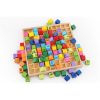 Educational set multiplication table up to 100 squares