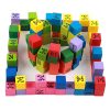 Educational set multiplication table up to 100 squares