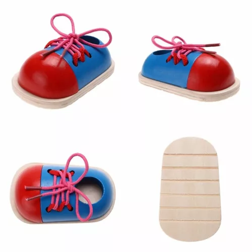 Training pack for learning how to tie shoelaces 2 pcs.