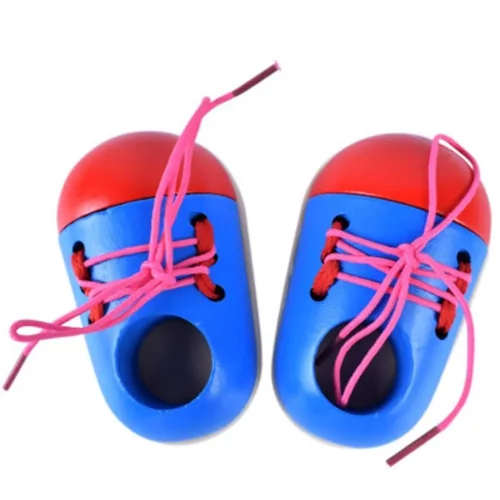 Training pack for learning how to tie shoelaces 2 pcs.