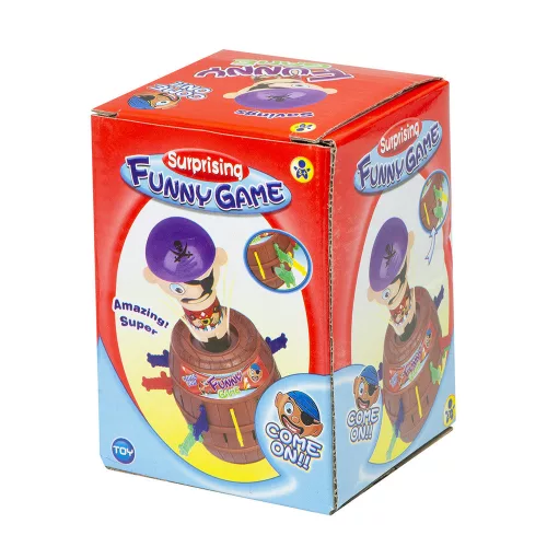 Mad Pirate barrel arcade game Hit the Pirate 9 x 9 x 12.5 cm