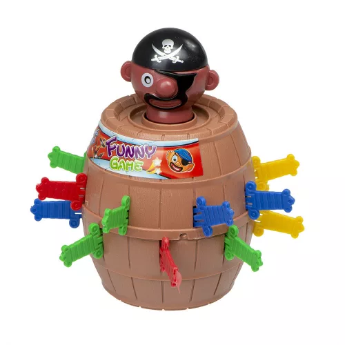 Mad Pirate barrel arcade game Hit the Pirate 9 x 9 x 12.5 cm