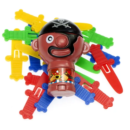 Mad Pirate barrel arcade game Hit the Pirate 9 x 9 x 12.5 cm
