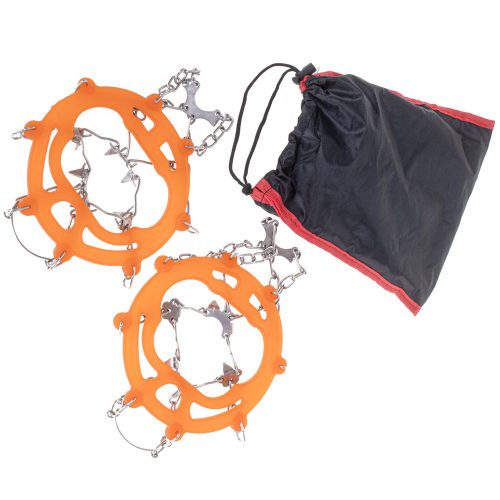 Spiked shoes crampons chains + cover