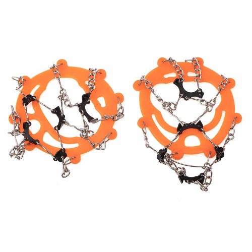 Spiked shoes crampons chains + cover