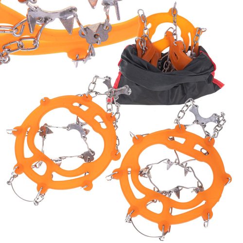 Spiked shoes crampons chains + cover