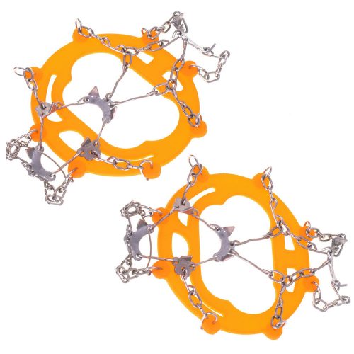 Spiked shoes crampons chains + cover