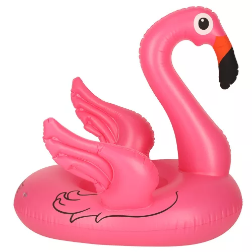 Inflatable children's wheel flamingo