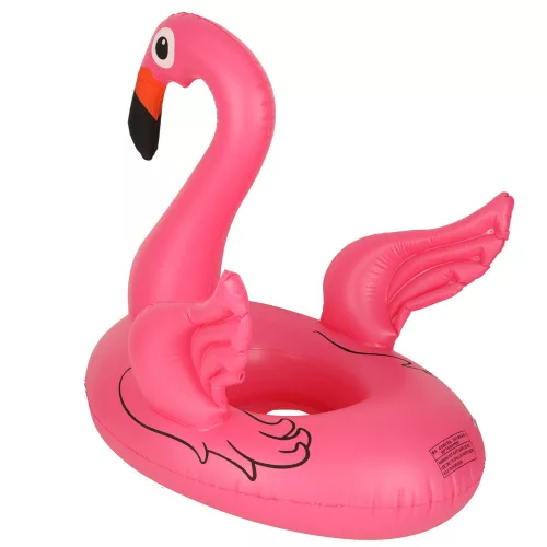 Inflatable children's wheel flamingo