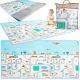 Educational foam mat for children street 180x200cm