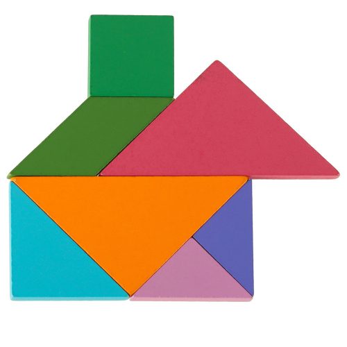 Magnetic puzzle book 3D tangram blocks